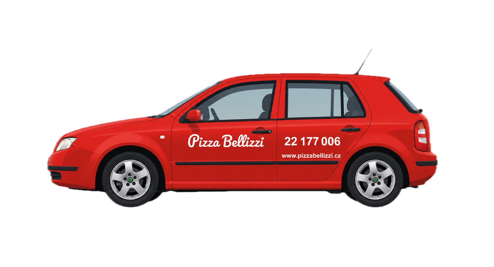 Rozvozové auto Pizza Bellizzi